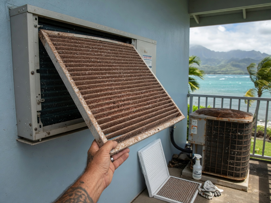 When to Replace AC Filters in Hawaii's Salty Air
